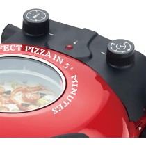 Forno Automatico Per Pizza 400°C Regolabile Potenza 1200W Piatto in Pietra Refrattaria 31 Cm