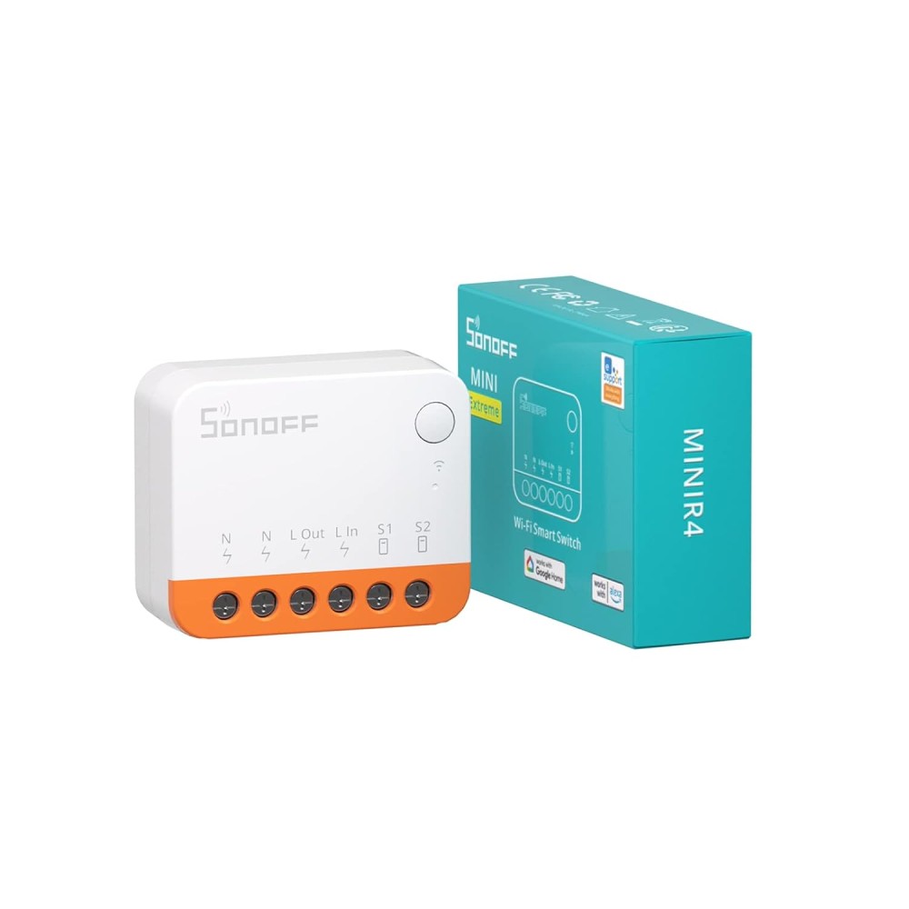 SONOFF MINI R4 WiFi Smart Switch 2-Way Funziona con Alexa, Google Home Assistant, controllo remoto eWeLink