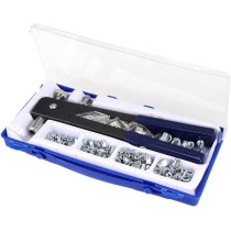 Set 100 Pezzi Rivettatrice Professionale Rivetti Dadi M3 M4 M5 M6 M8 | Pinza Pistola Manuale a Rivetti Filettati