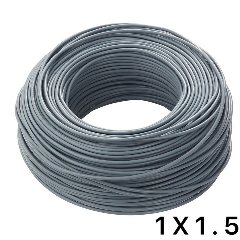 Cavo Elettrico FS17 450/750V Unipolare 1X1.5mm Colore Grigio 100mt