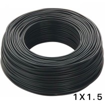 Cavo Elettrico FS17 450/750V Unipolare 1X1.5mm Colore Nero 100mt