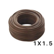 Cavo Elettrico FS17 450/750V Unipolare 1X1.5mm Colore Marrone 100mt