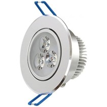 12 Faretti Led Rotondo 3W A Molla Faro Ad Incasso Luce Bianca Fredda Con Alette [Classe di efficienza energetica A]