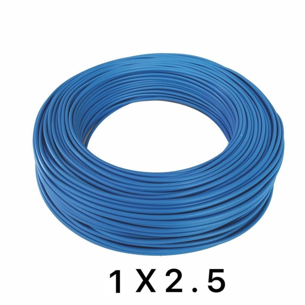 Cavo Elettrico FS17 450/750V Unipolare 1X2.5mm Colore Blu 100mt