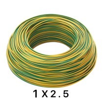 Cavo Elettrico FS17 450/750V Unipolare 1X2.5mm Colore Giallo Verde 100mt