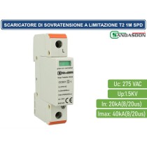 Scaricatore Limitatore Di Sovratensione Tipo T2 1M SPD A limitazione Per Barra Din