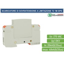 Scaricatore Limitatore Di Sovratensione Tipo T2 1M SPD A limitazione Per Barra Din